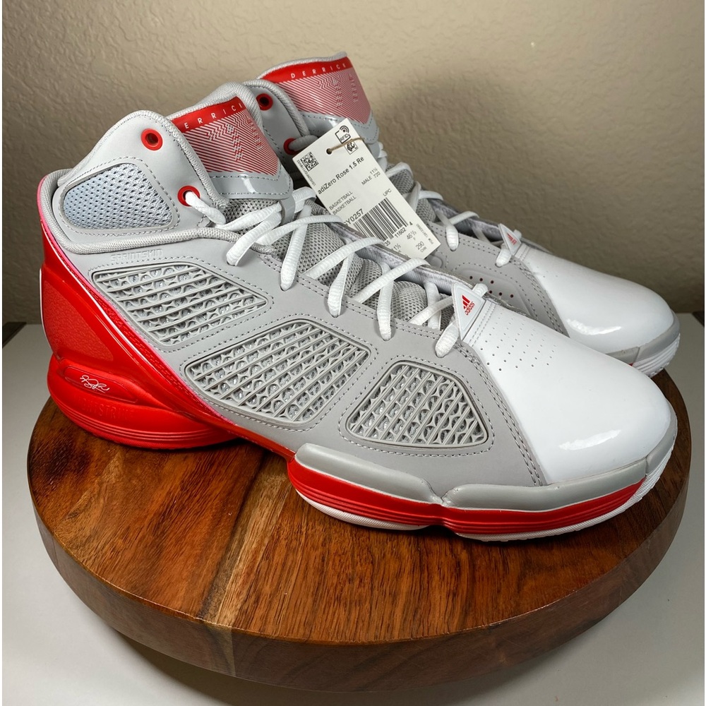 Adidas Adizero Rose 1.5 Restomod 'Grey Vivid Red'